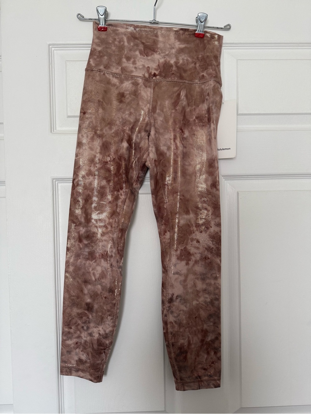 lululemon athletica Shine High-Rise Leggings in Rose Gold